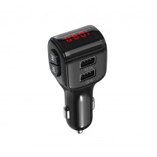 A01 Car Wireless bluetooth MP3 Player Dual USB Charger Fast Charging FM Transmitter Hands  Free Phone Car Kit