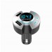 BT17 Car bluetooth 5 0 Hands  free FM Transmitter Kit Wireless Modulator TF U MP3 Player Car USB Charger