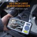 Teslong Dual Lens Endoscope Inspection Camera With 5″ Large IPS Screen 5mm Ultra  Slim Dual Lens   6 LED Lights   32G Memory Card Waterproof Borescope Camera with Flashlight
