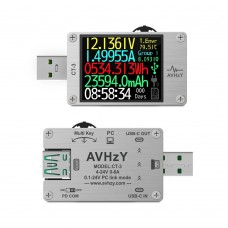 CT3 USB 3 1 Power Meter Tester Digital Multimeter Current Tester Voltage Detector Lua Interpreter Integrated DC 26V 6A AVHzY Voltmeter Ammeter