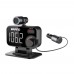 12 24V Car bluetooth FM Transmitter MP3 Player USB Charger QC 3 0 Hands Free 180 Rotatable HD Microphone LED Display Voltage Detects 12 24V Car bluetooth FM Transmitter MP3 Player USB Charger QC 3 0 Hands Free 180 Rotatable HD Microphone LED Display Voltage Detects