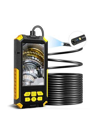 P50 1080P 8mm Dual Camera Piping Borescope Camera 4 5In IPS LCD Digital Inspection Camera With 6 LED for Car Sewer