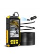 P50 1080P 8mm Dual Camera Piping Borescope Camera 4 5In IPS LCD Digital Inspection Camera With 6 LED for Car Sewer
