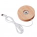 3D Round Crystal Glass Laser LED Battery Electric Light Up Display Stand Base 3D Round Crystal Glass Laser LED Battery Electric Light Up Display Stand Base