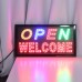 LED OPEN WELCOME Sign Board Cafe Bar Advertising Light Shop Hotel Hang Bar Decor