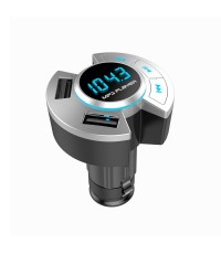 BT17 Car bluetooth 5 0 Hands  free FM Transmitter Kit Wireless Modulator TF U MP3 Player Car USB Charger