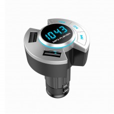 BT17 Car bluetooth 5 0 Hands  free FM Transmitter Kit Wireless Modulator TF U MP3 Player Car USB Charger