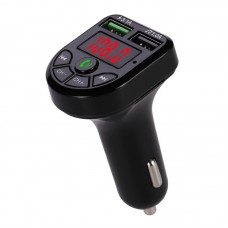 Bakeey 3 1A Dual USB bluetooth 5 0 FM Transmitter Car Kit MP3 Modulator Player Wireless Handsfree Audio Receiver Fast Charging USB Car Charger for iPhone11 Pro for Samsung S20 Xiaomi Redmi HUAWEI