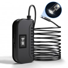 INSKAM 8MM WIFI 109  4 Dual Lens Borescope Camera IP67 Waterproof Wireless Digital Inspection with 6 PCS LED Lights