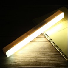 30cm USB Charging LED Emergency Light Bar with Remote Control  White