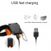 USB Charging Red Blue Color Riding Light Rear Lamp Safety Warning Light  Sagittarius Style