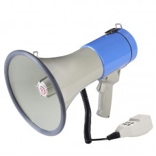 CR  80 50W Handy Megaphone Speaker Bullhorn Siren Alarm with Voice Recorder Random Color