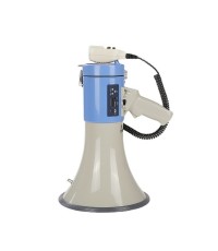 CR  88 50W Handy Megaphone Speaker Alarm Voice Recorder Support U Disk SD Card  Standard Blue Gray