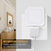 0 6W Stepless Dimming Induction Night Light Square Light Guide Plate Baby Night Light  UK Plug