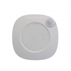 JMD  03 Human Body Infrared Sensor LED Night Light Wall Clock for Bathroom  Without Time Charging Model