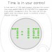JMD 03 Human Body Infrared Sensor LED Night Light Wall Clock for Bathroom Without Time Charging Model JMD 03 Human Body Infrared Sensor LED Night Light Wall Clock for Bathroom Without Time Charging Model