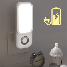 LED Induction Night Light Intelligent Wireless Aisle Corridor Night With Flashlight  Dual  use EU Plug