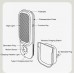 LED Induction Night Light Intelligent Wireless Aisle Corridor Night With Flashlight  Dual  use EU Plug
