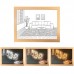 Three Color Lighting Bedroom Bedside LED Luminous Decorative Painting Small Window Three Color Lighting Bedroom Bedside LED Luminous Decorative Painting Small Window