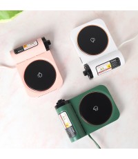 Heating Warm Cup Mat 3 Gear Touch Control Digital Display Heater for Coffee Milk Tea for Office Dormitory