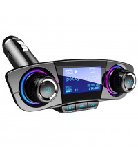 ACCNIC LED Hands Free Wireless Bluetooth4 0 FM Transmitter Aux Modulator Car Auto Audio MP3 Player Dual USB Charger