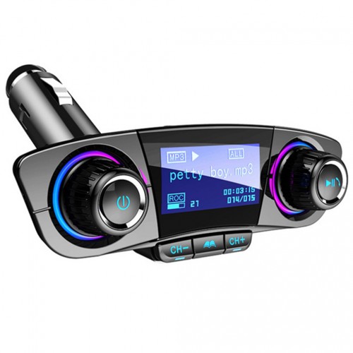 ACCNIC LED Hands Free Wireless Bluetooth4 0 FM Transmitter Aux Modulator Car Auto Audio MP3 Player Dual USB Charger ACCNIC LED Hands Free Wireless Bluetooth4 0 FM Transmitter Aux Modulator Car Auto Audio MP3 Player Dual USB Charger