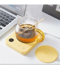 Smart Coffee Mug Warmer Digital LCD  Auto Shut Off Electric Cup Heater for Desk  Candle Wax Heating Plate for Beverage  Milk  Tea   Chocolate  4Temp Classes Adjustable
