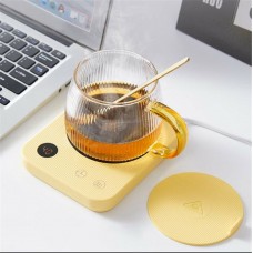 Smart Coffee Mug Warmer Digital LCD Auto Shut Off Electric Cup Heater for Desk Candle Wax Heating Plate for Beverage Milk Tea Chocolate 4Temp Classes Adjustable