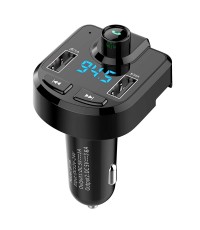 Car MP3 Player bluetooth Hands  free Double USB 3 1A Fast Charging LED Screen