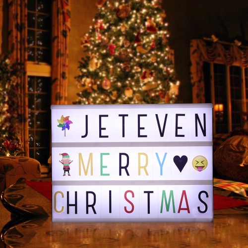 Loskii 300 x 300mm Luminous Letter LED Light Box Movie Cinema Light Box Home Supplies Wedding Decor Loskii 300 x 300mm Luminous Letter LED Light Box Movie Cinema Light Box Home Supplies Wedding Decor