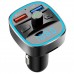 Bakeey T25S Car bluetooth V5 0 FM Transmitter Dual USB Car Charger QC3 0 Quick Charge Wireless Radio Adapter Music Player Built  in Microphone Hands Free Call